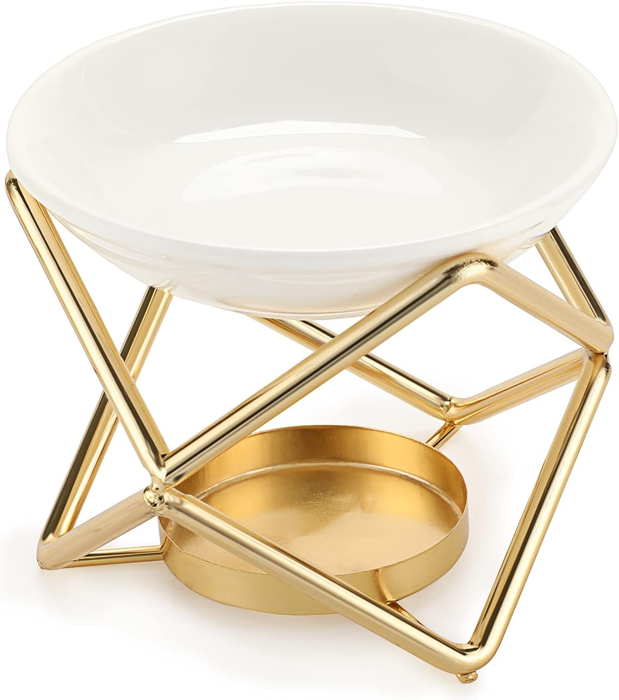 Fragrance In Home - Euro Metal Oil Burner Wax Warmer,