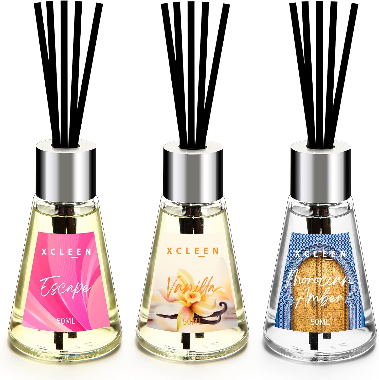 Home Fragrance No 3 - 3 Pack Reed Diffuser, Scented Oil