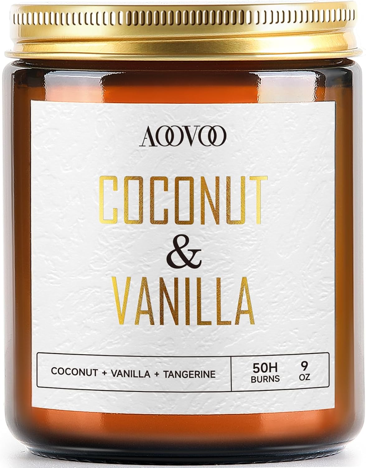 Fragrance In Home - Coconut Vanilla Scented Candle 9 oz