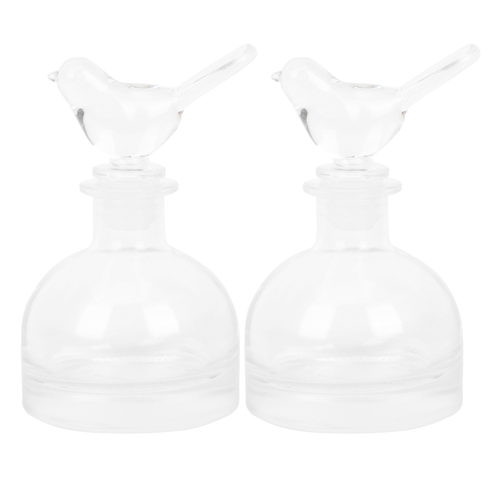 2Pcs Glass Perfume Bottles Cle - đánh giá và giá Fragrance In Home