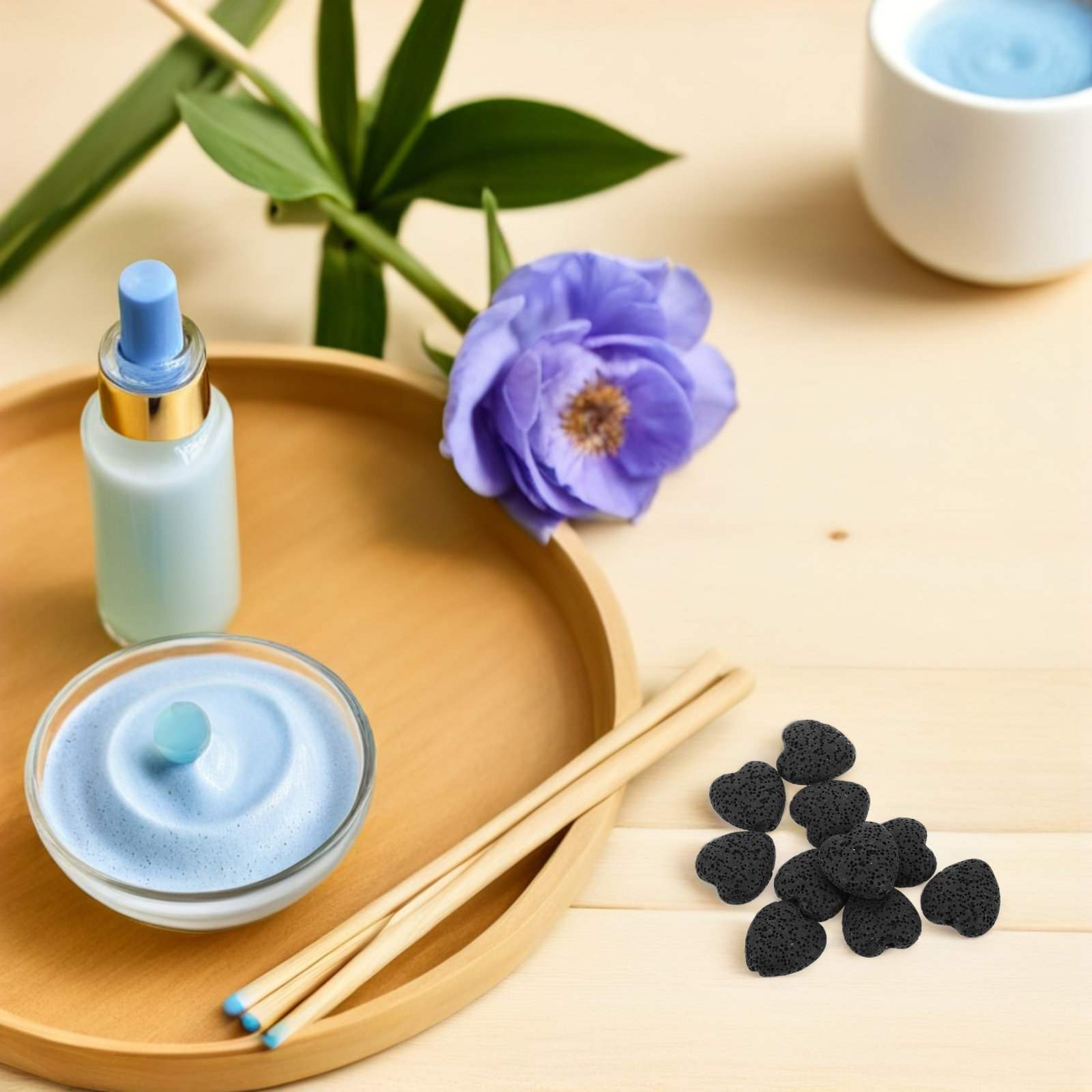 20Pcs Heart Volcanic Lava Rock - đánh giá và giá Fragrance In Home
