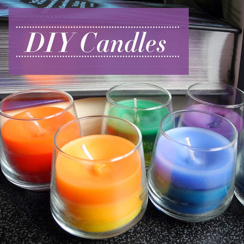 34colors/set Candle Dye Chips  - đánh giá và giá Soy Wax Flake