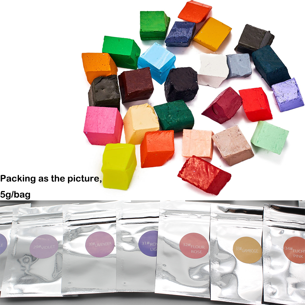 34colors/set Candle Dye Chips  - đánh giá và giá Soy Wax Flake