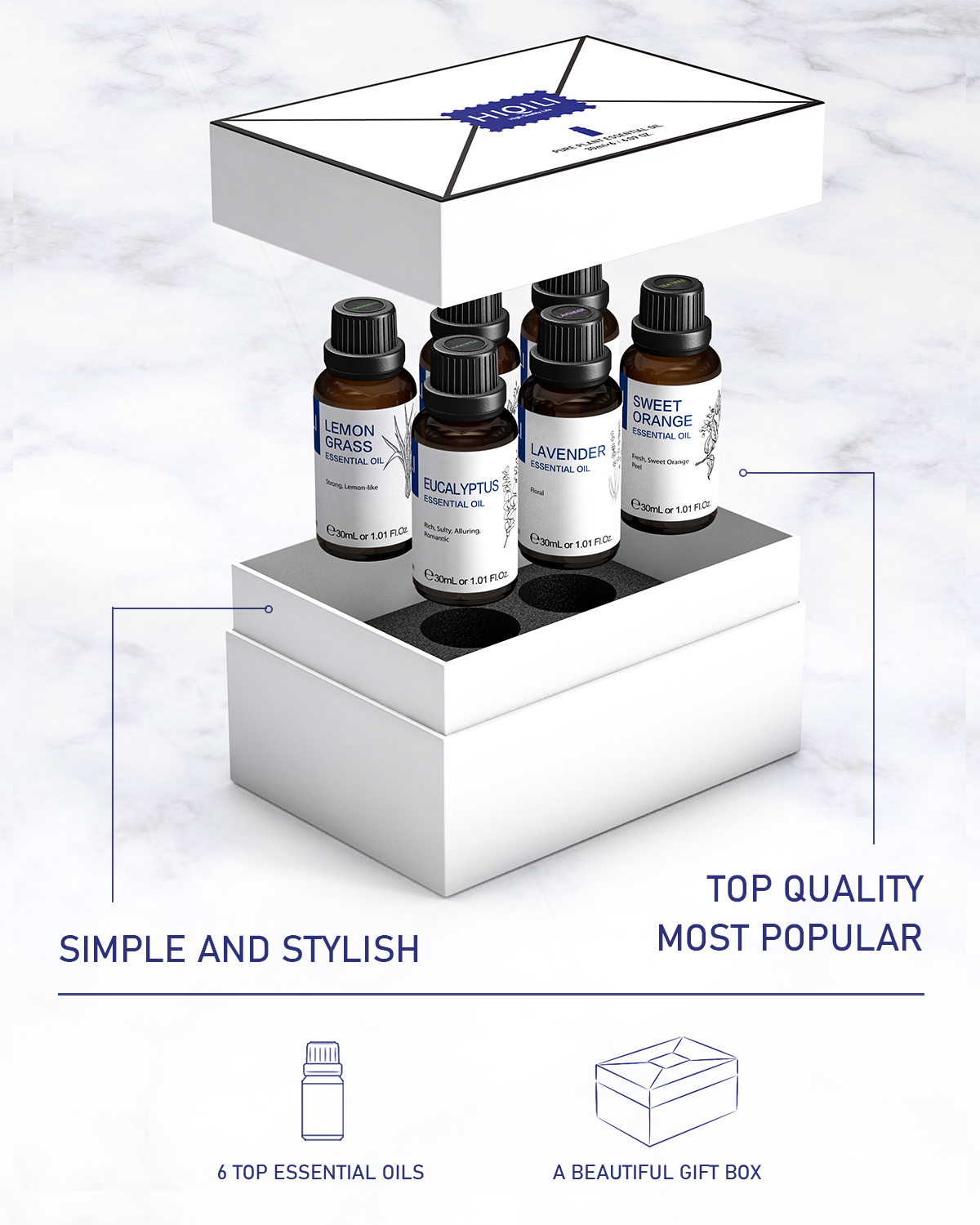 HIQILI 30ML 6-piece Set, Exqui - đánh giá và giá Fragrance In Home