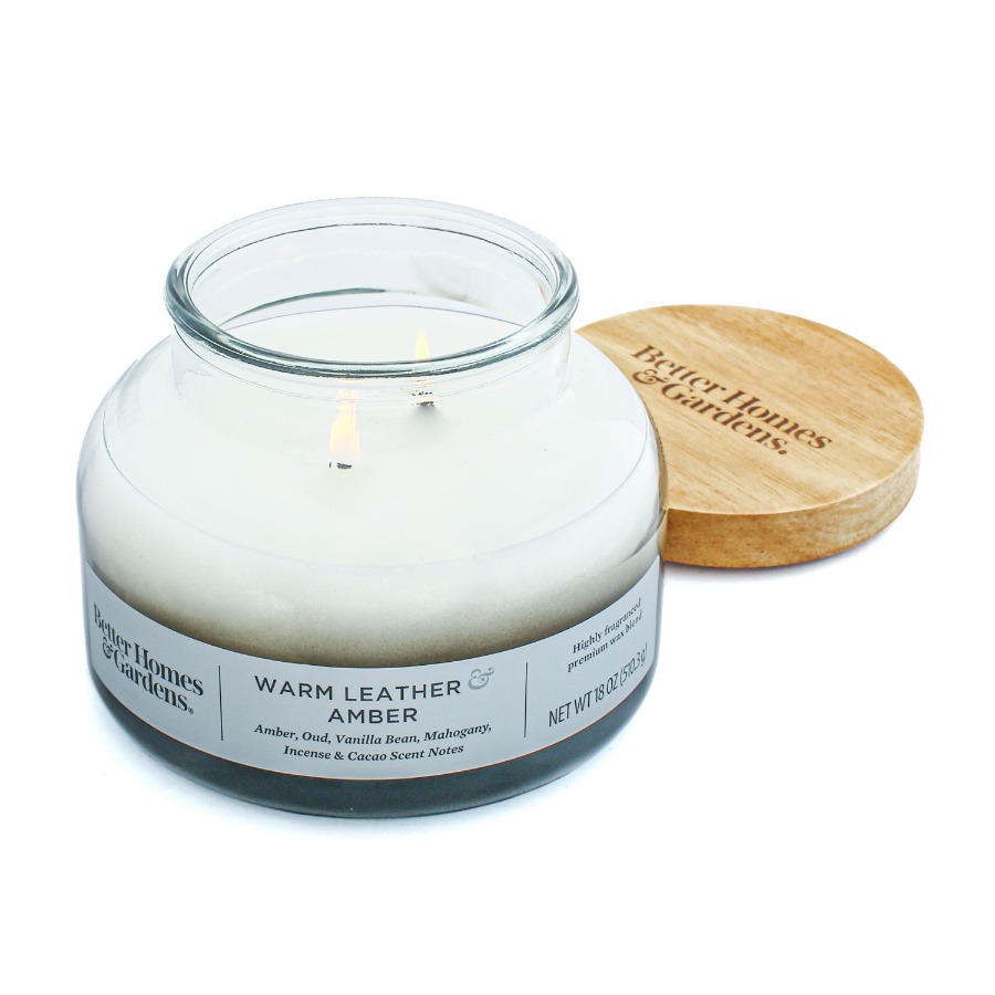 4 pack Warm Leather Amber Scen - đánh giá và giá Amber Jar Candle