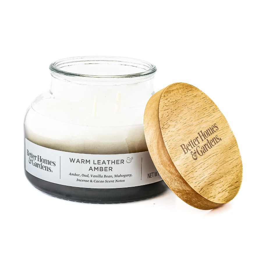 4 pack Warm Leather Amber Scen - đánh giá và giá Amber Jar Candle