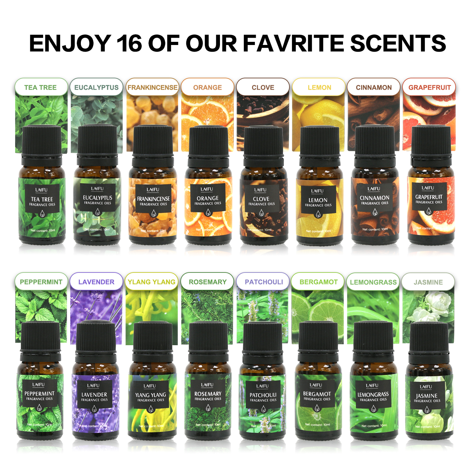 16x10ml Essential Oils Set for - đánh giá và giá Home Fragrance Potpourri