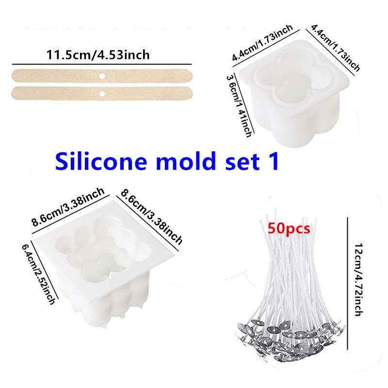 Bubble Cube Ball Silicone Cand - đánh giá và giá Soy Wax Flake