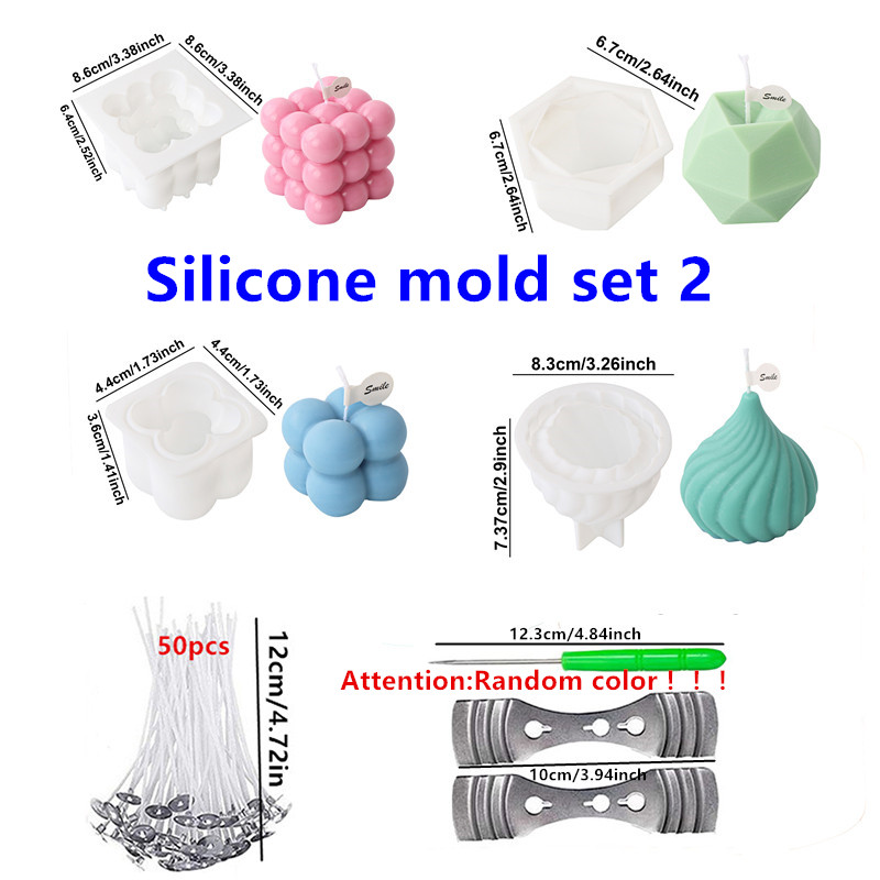 Bubble Cube Ball Silicone Cand - đánh giá và giá Soy Wax Flake