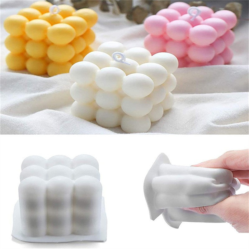 Bubble Cube Ball Silicone Cand - đánh giá và giá Soy Wax Flake