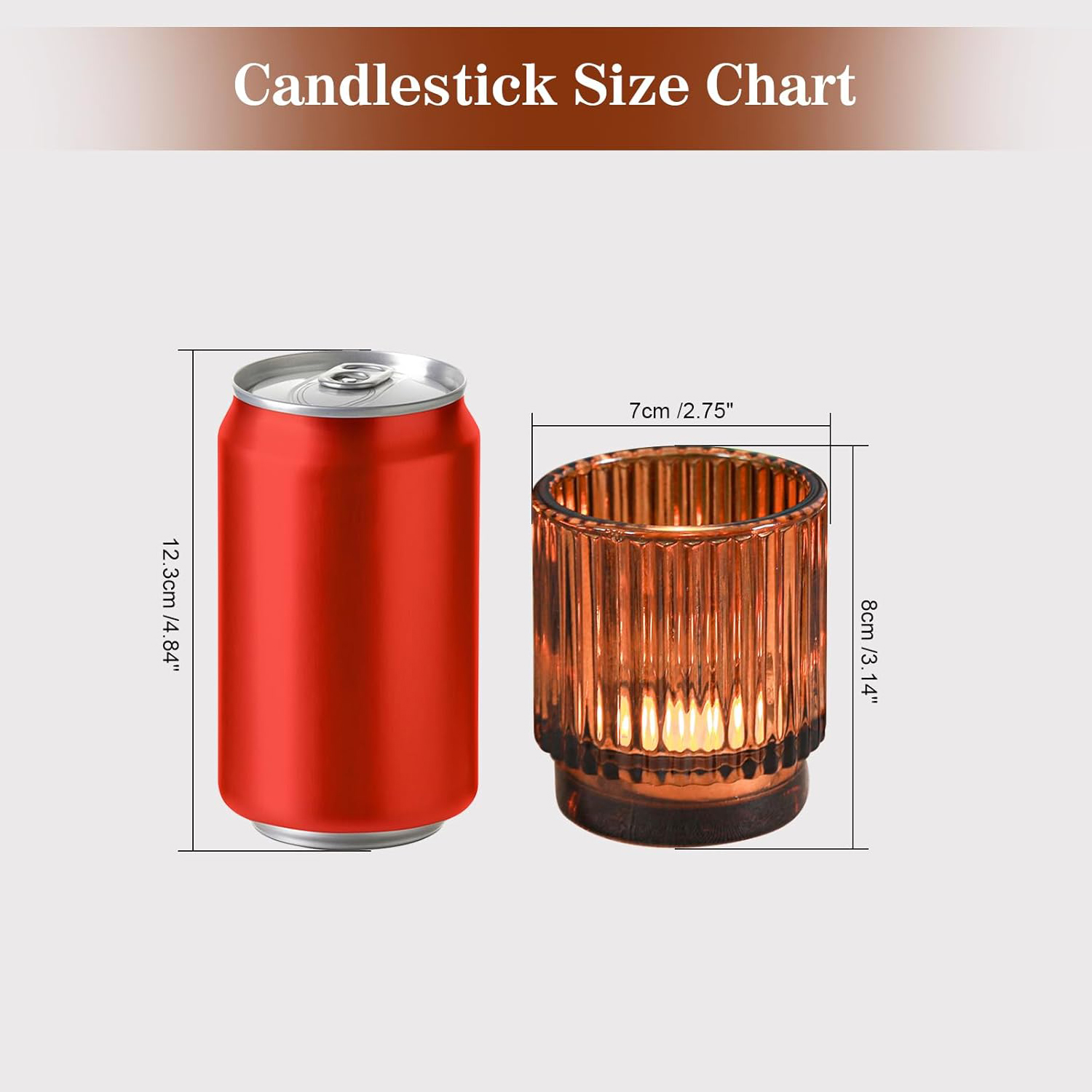 Vintage Ribbed Amber Glass Tea - đánh giá và giá Amber Jar Candle