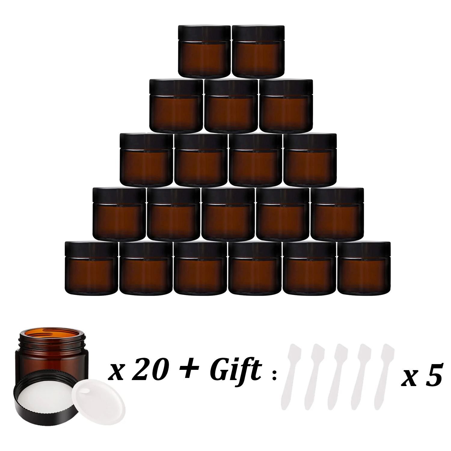 20PCS Small Amber Glass Jars w - đánh giá và giá Amber Jar Candle