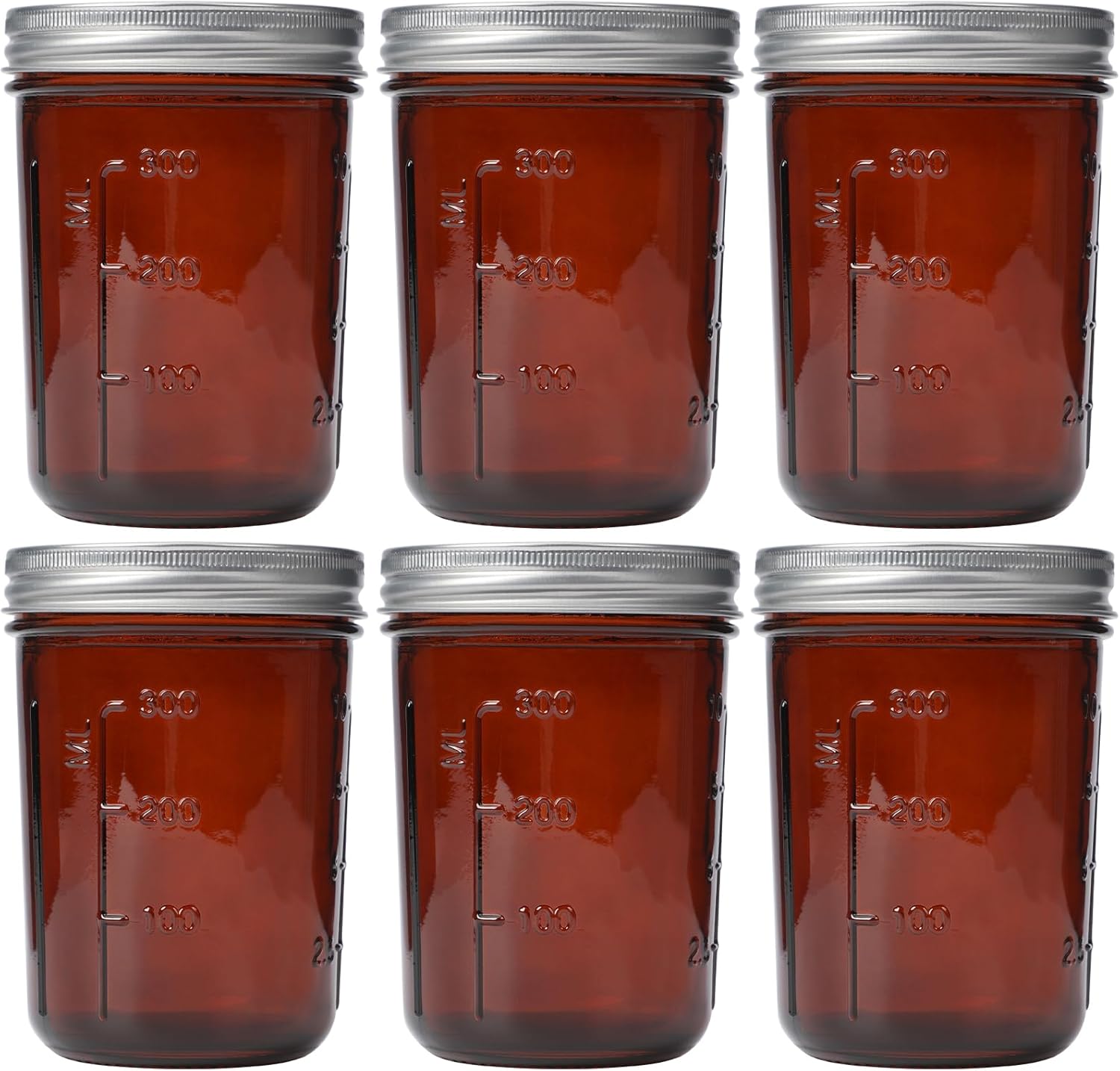Amber Glass    Jars 16oz - 6 P - đánh giá và giá Amber Jar Candle