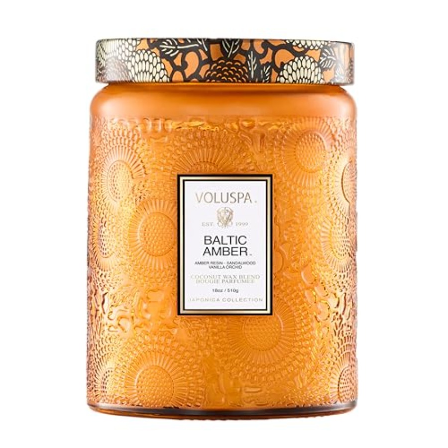Baltic Amber Candle, 18 oz, Co - đánh giá và giá Amber Jar Candle
