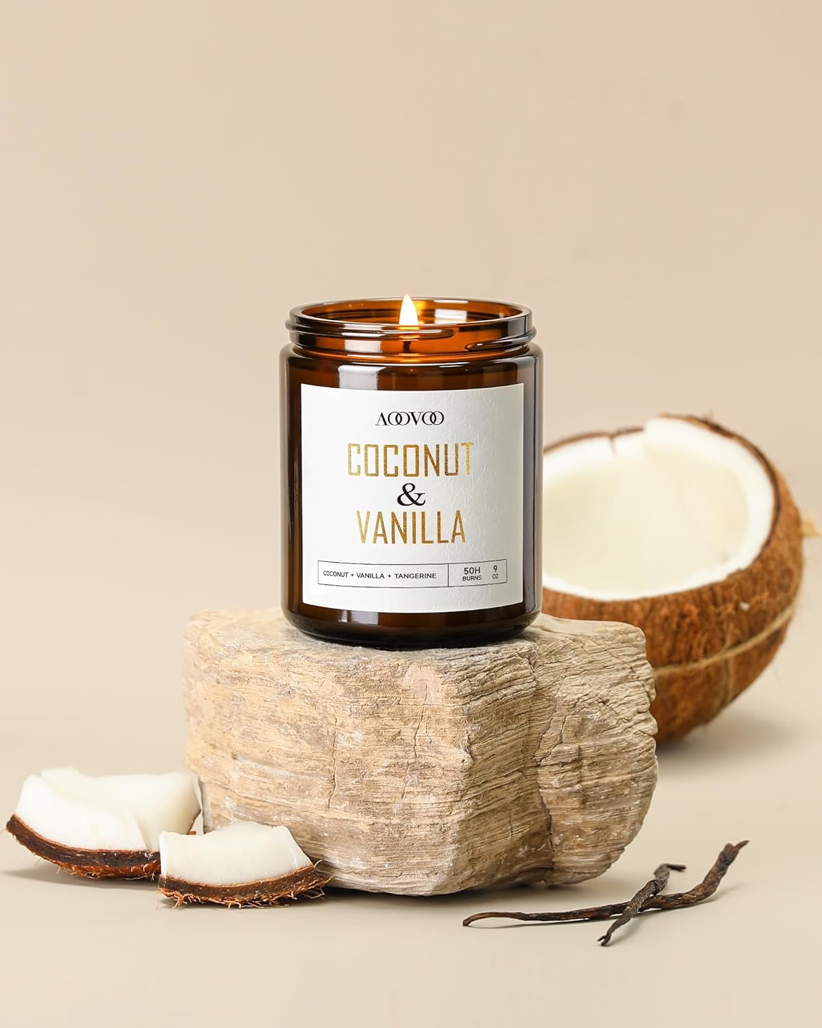 Coconut Vanilla Scented Candle - đánh giá và giá Fragrance In Home