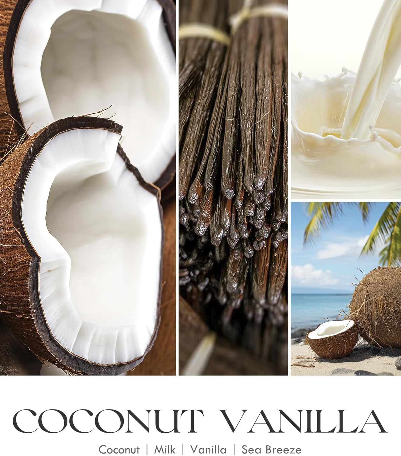 Coconut Vanilla Scented Candle - đánh giá và giá Fragrance In Home