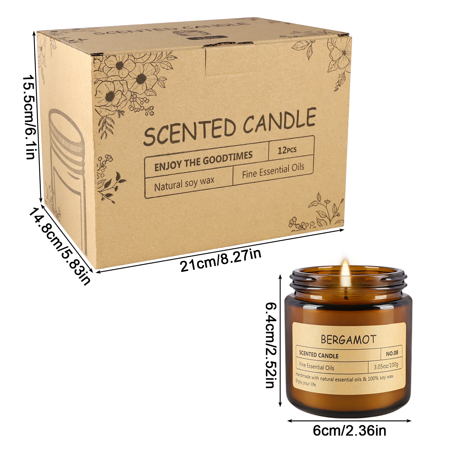 12 sachet scented candles with - đánh giá và giá Fragrance In Home